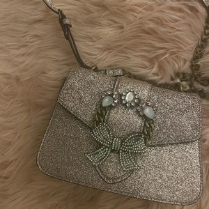 Glittery Jeweled Purse